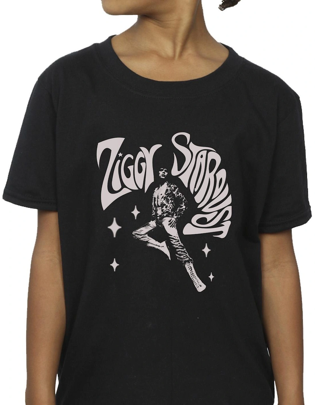 Girls Ziggy Pose Cotton T-Shirt