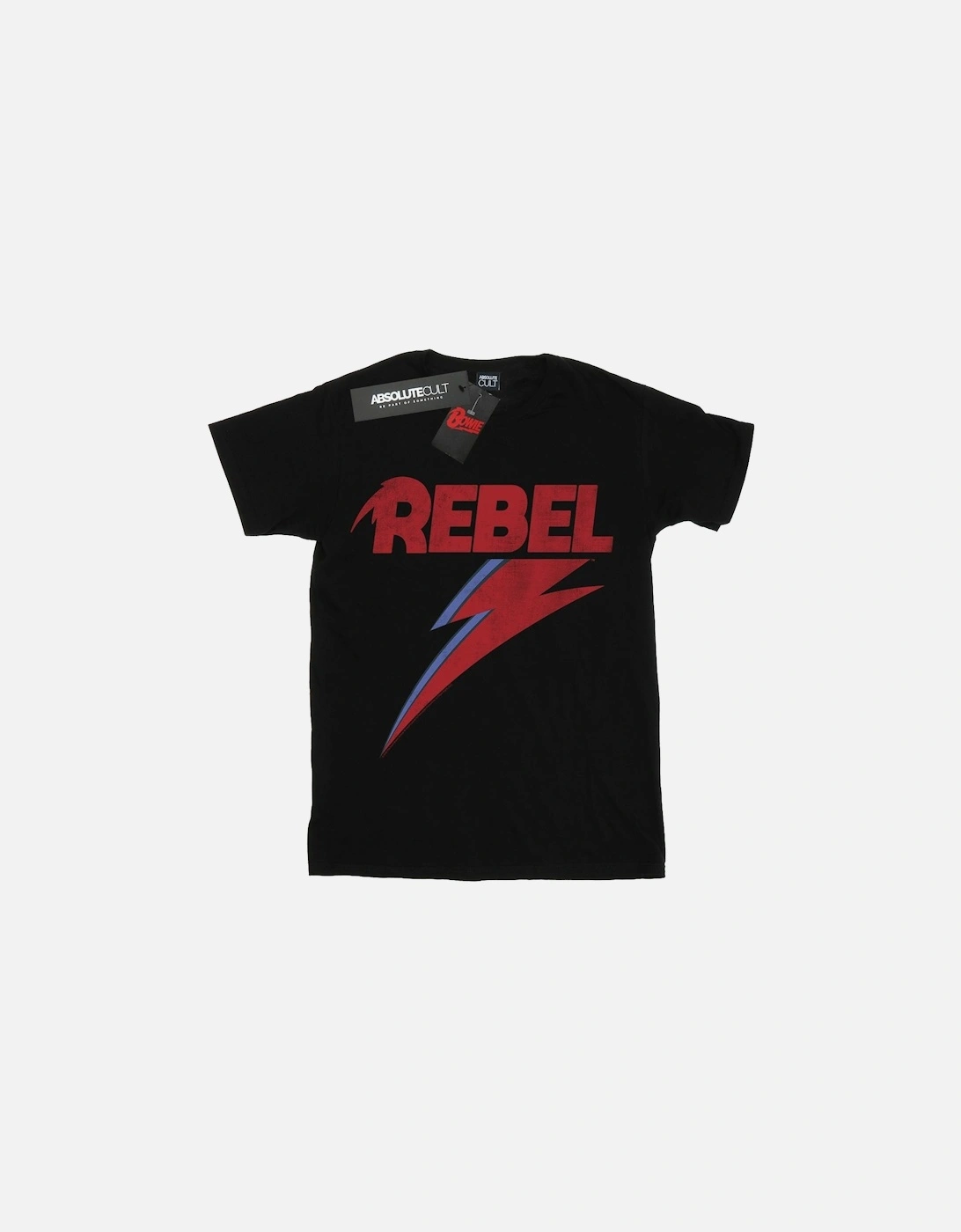 Mens Distressed Rebel T-Shirt, 4 of 3