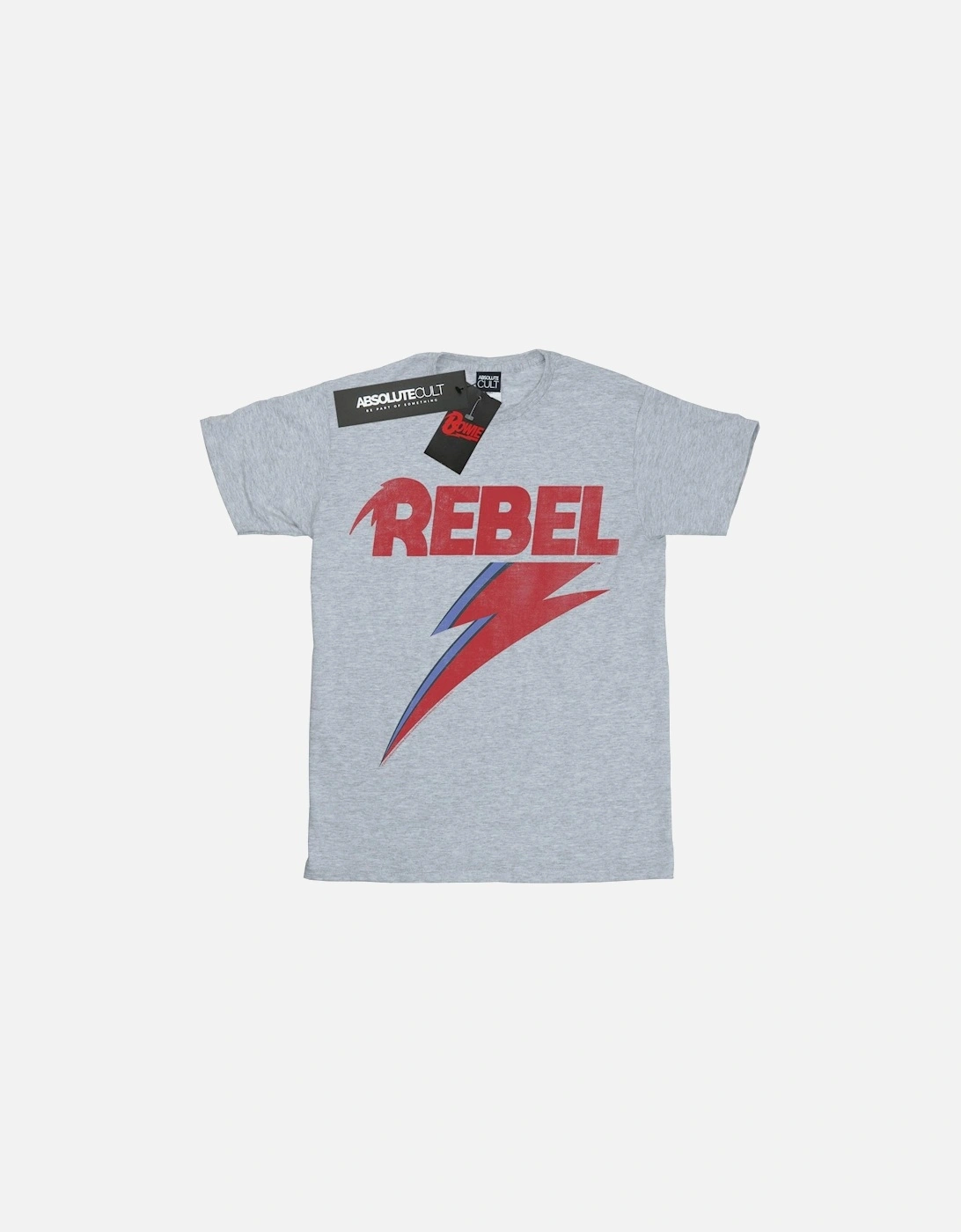 Womens/Ladies Distressed Rebel Cotton Boyfriend T-Shirt, 4 of 3