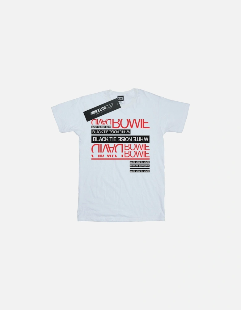 Boys Black Tie White Noise T-Shirt