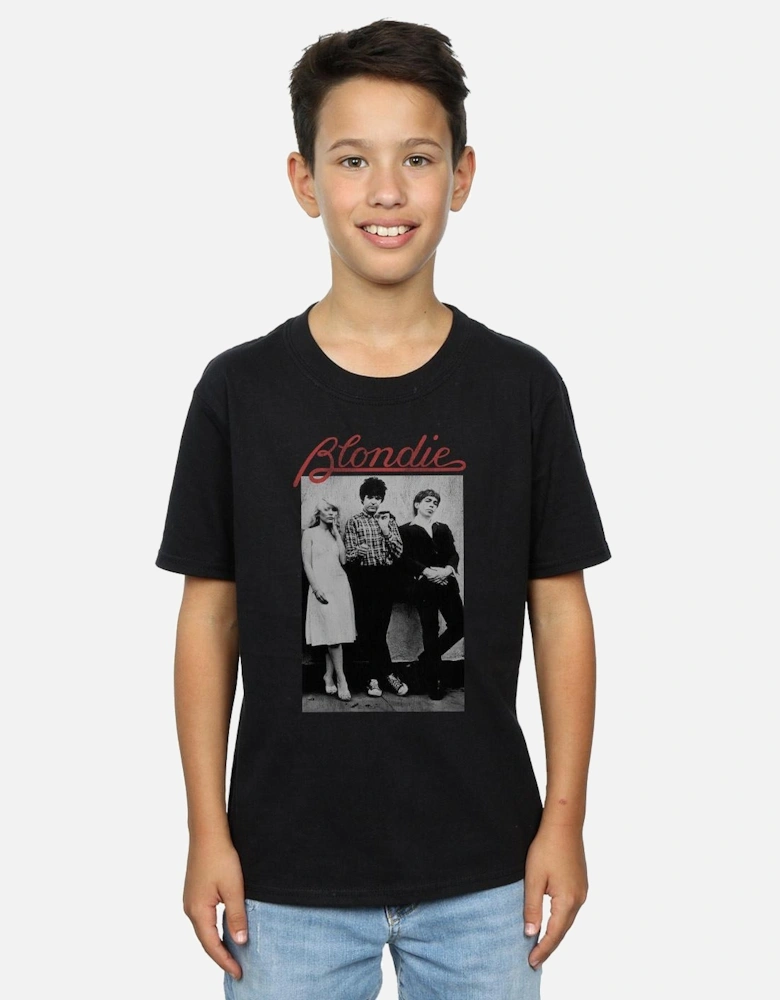Boys Distressed Band T-Shirt