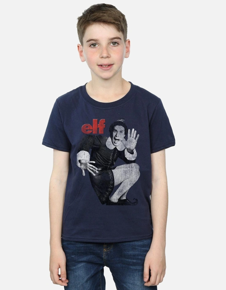 Boys Mono Distressed Poster T-Shirt