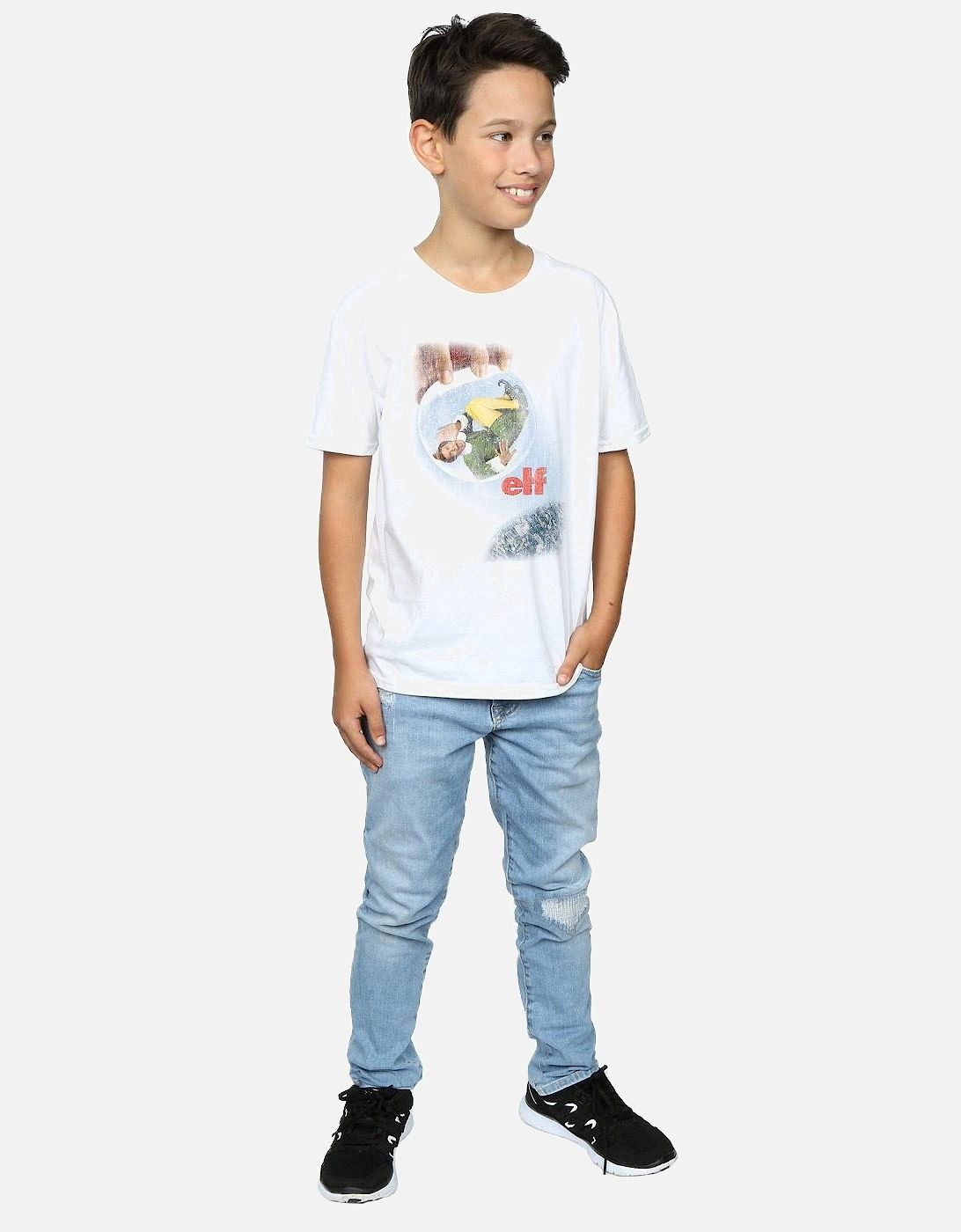 Boys Distressed Poster T-Shirt