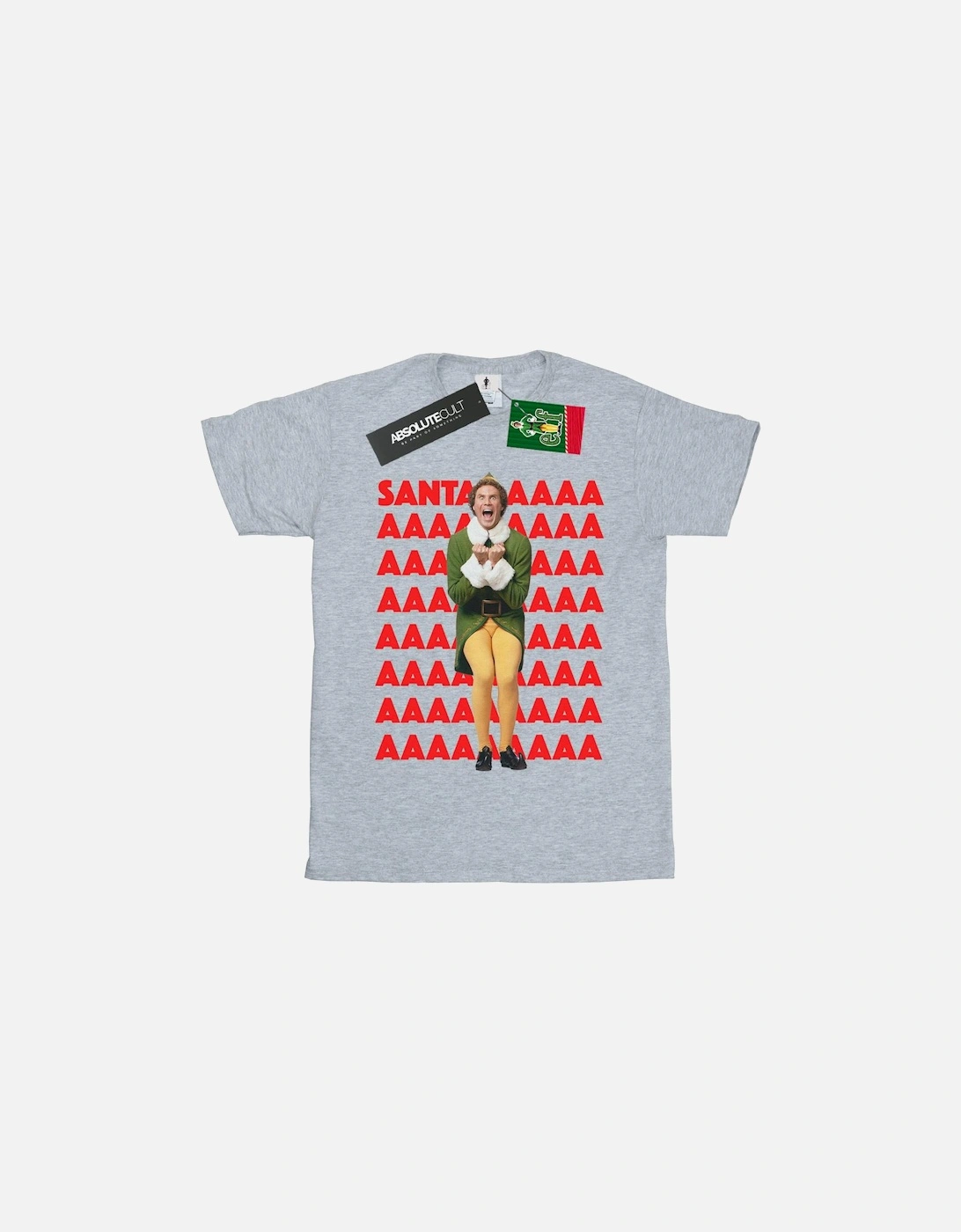 Boys Buddy Santa Scream T-Shirt, 6 of 5