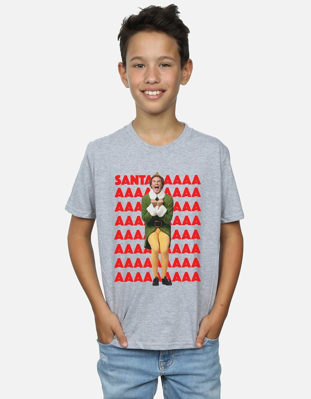 Boys Buddy Santa Scream T-Shirt