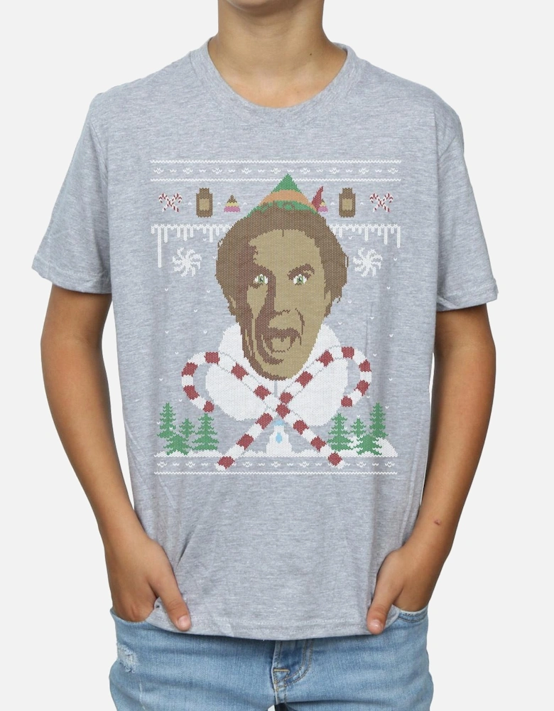 Boys Christmas Fair Isle T-Shirt