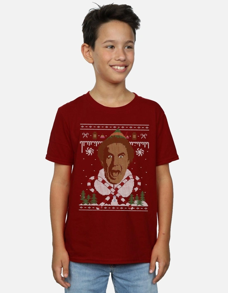 Boys Christmas Fair Isle T-Shirt