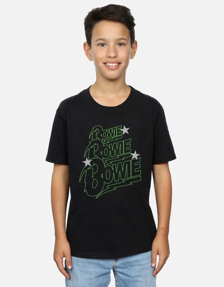 Boys Multiple Neon Logo T-Shirt