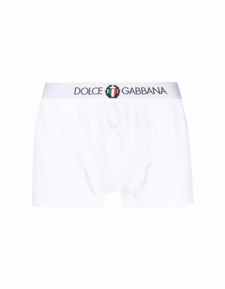 DG Crest Boxer Shorts White