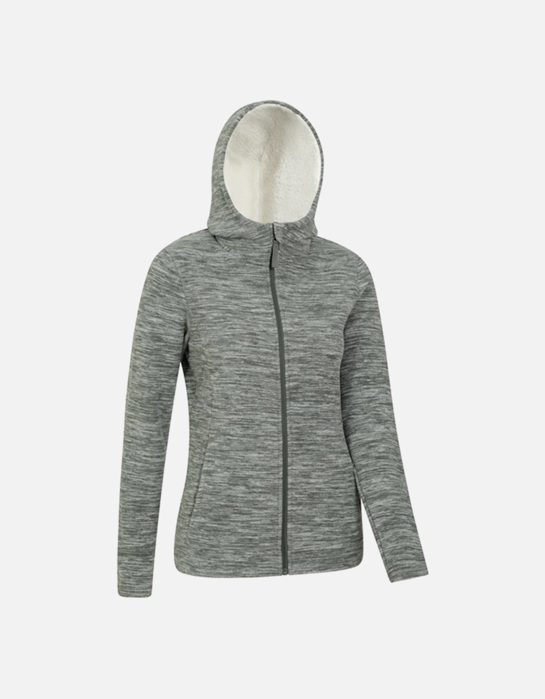 Womens/Ladies Snowdonia Fleece Full Zip Hoodie