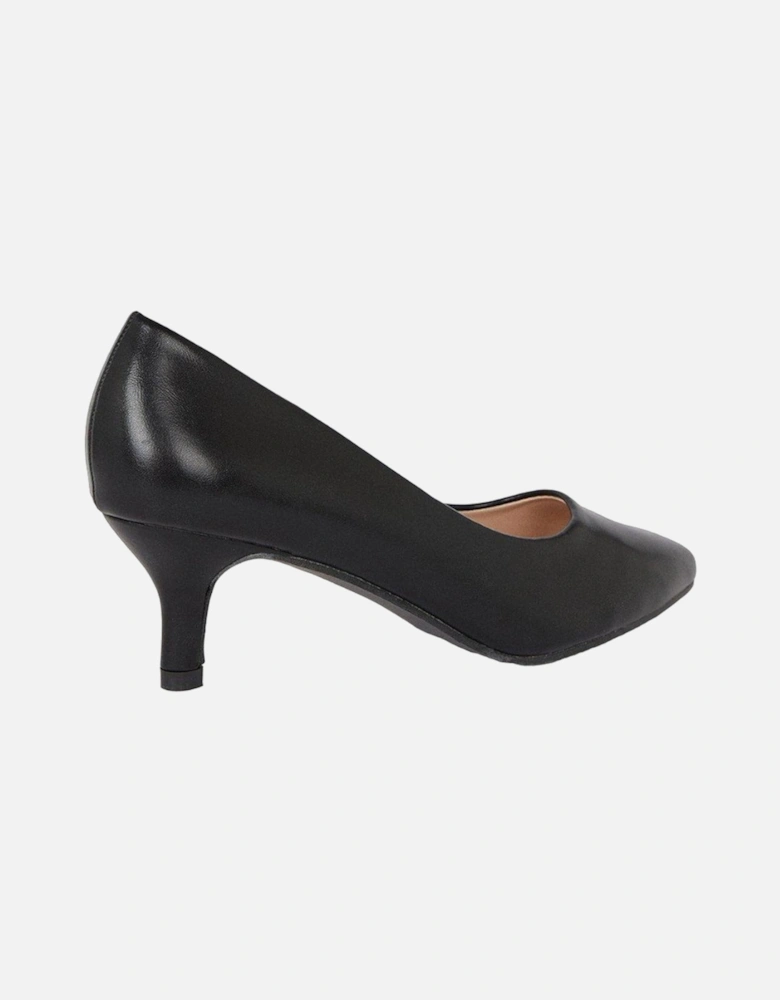 Womens/Ladies Dover Kitten Heel Court Shoes