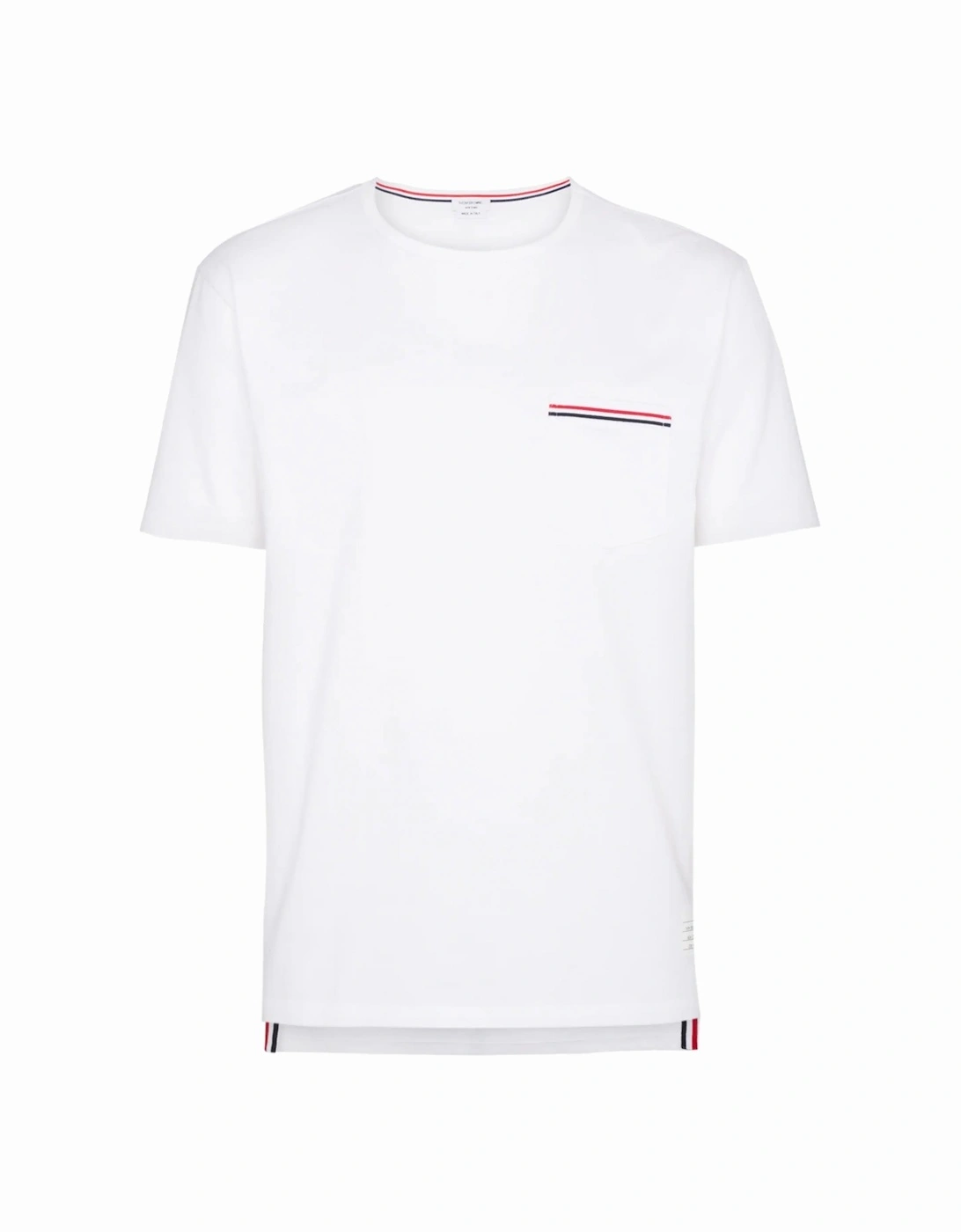 Jersey Cotton RWB Pocket Tee White, 6 of 5