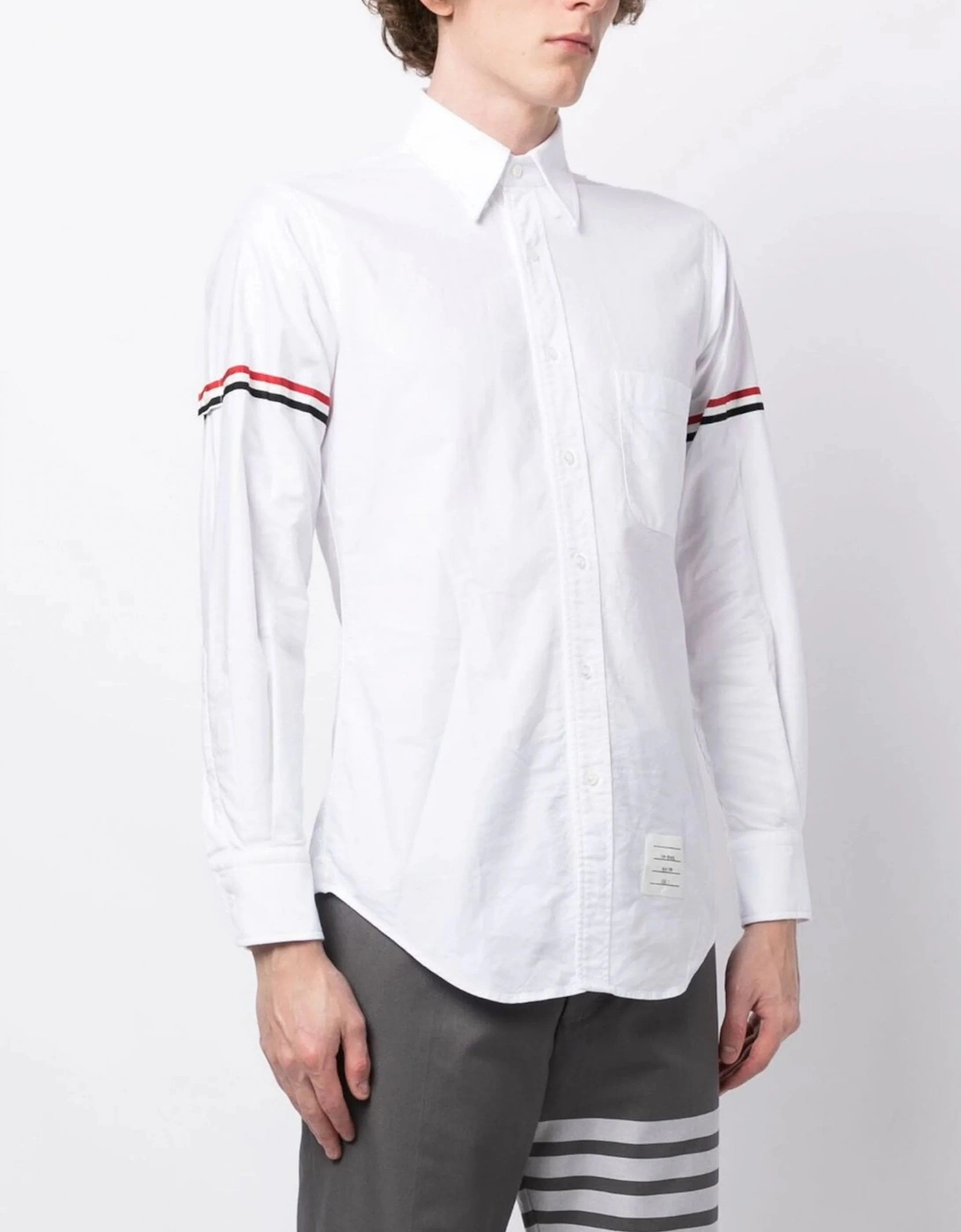 Armband In Oxford Shirt White