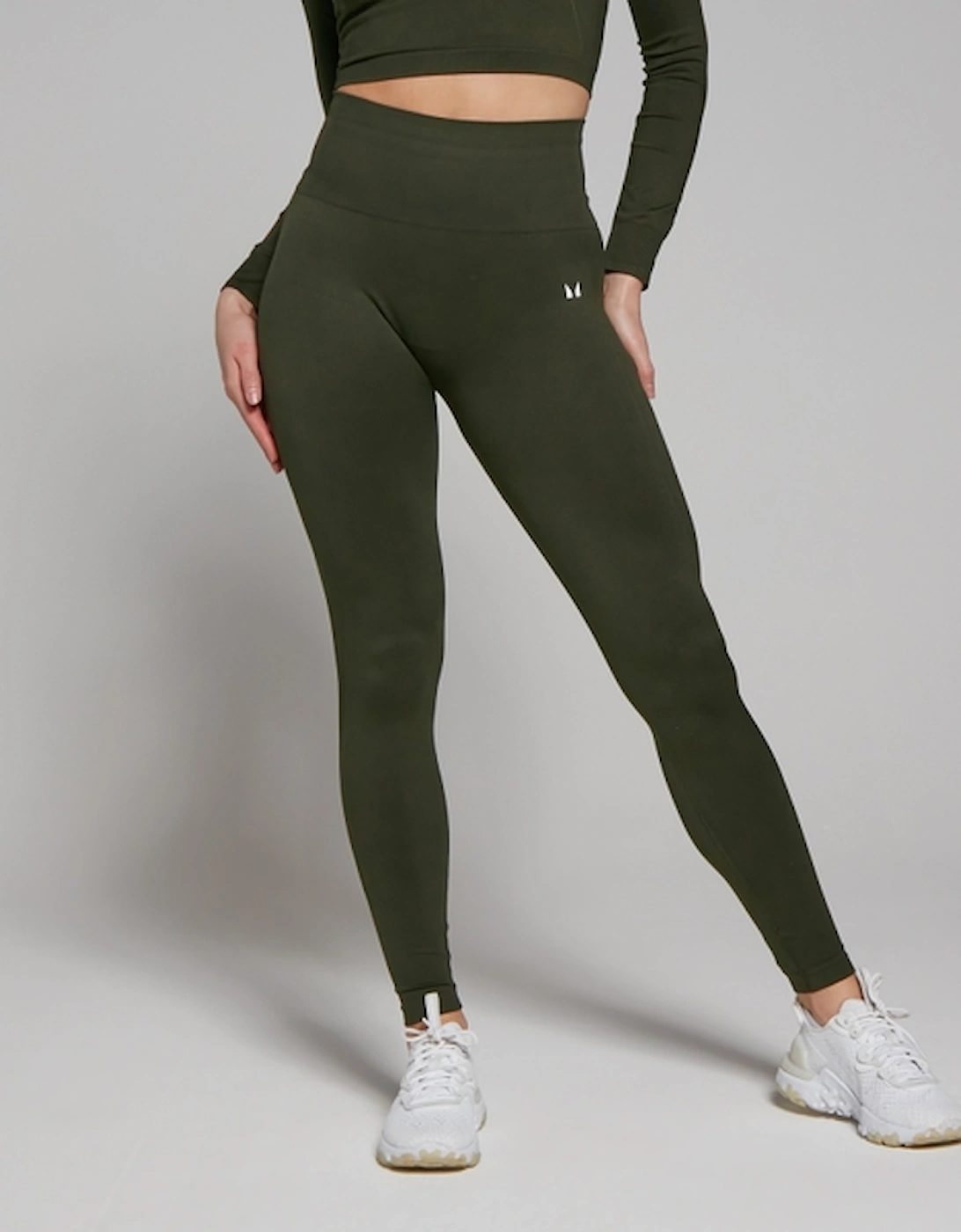 Women's Shape Seamless Leggings - Forest Green, 2 of 1