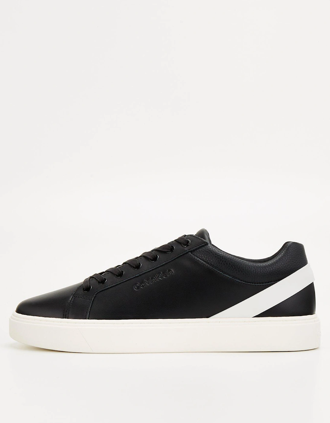 Low Top Lace Up Archive Stripe Trainer - Black/white, 3 of 2