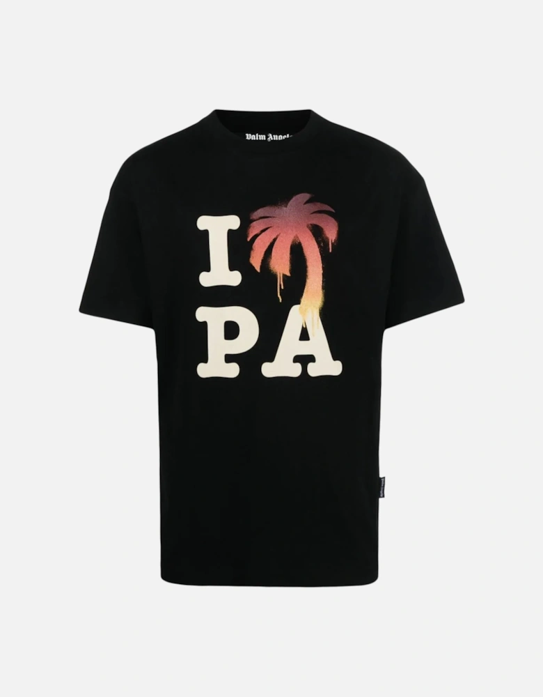 I Love PA Logo printed T-Shirt in Black
