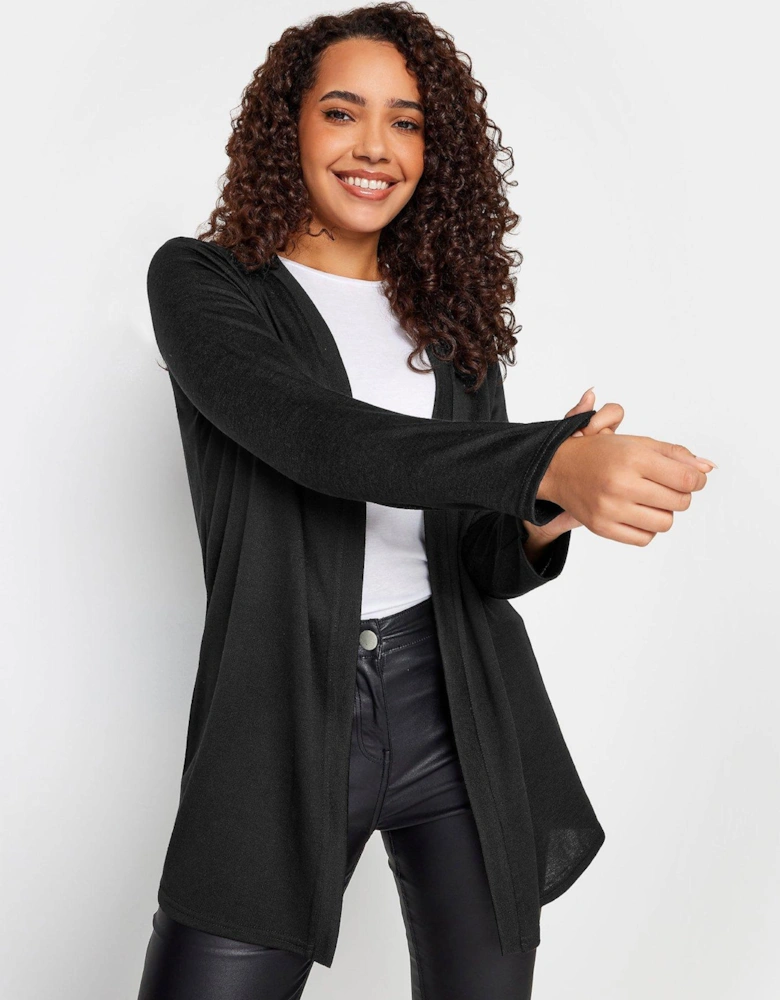 Black Plain Cardigan