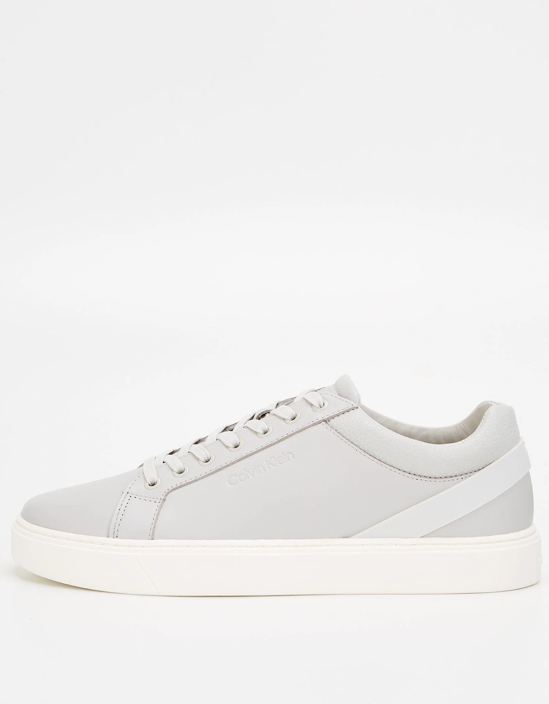 Low Top Lace Up Archive Stripe Trainer - Light Grey, 7 of 6