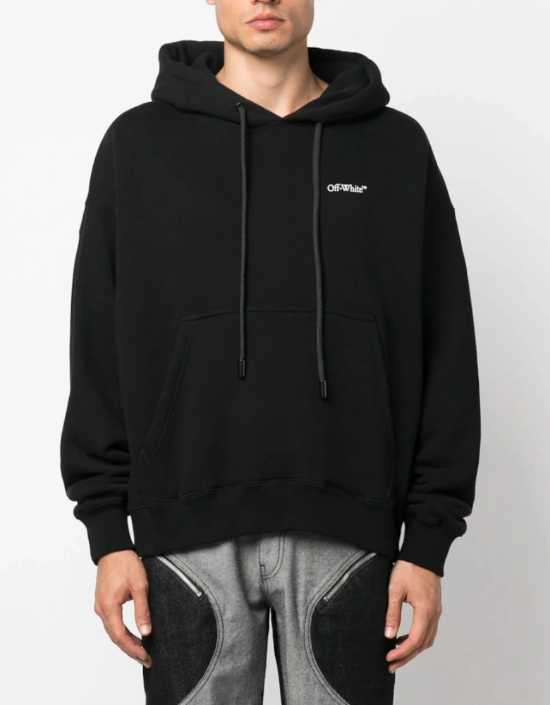 Lunar Arrow Skate Hoodie in Black