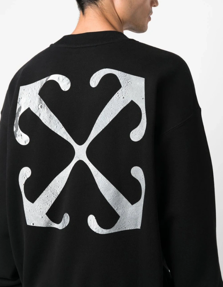 Lunar Arrow Skate Sweatshirt in Black