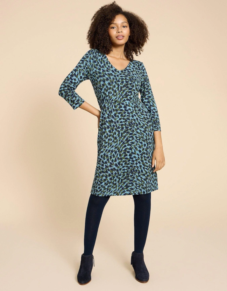 Tallie Jersey Dress - Teal