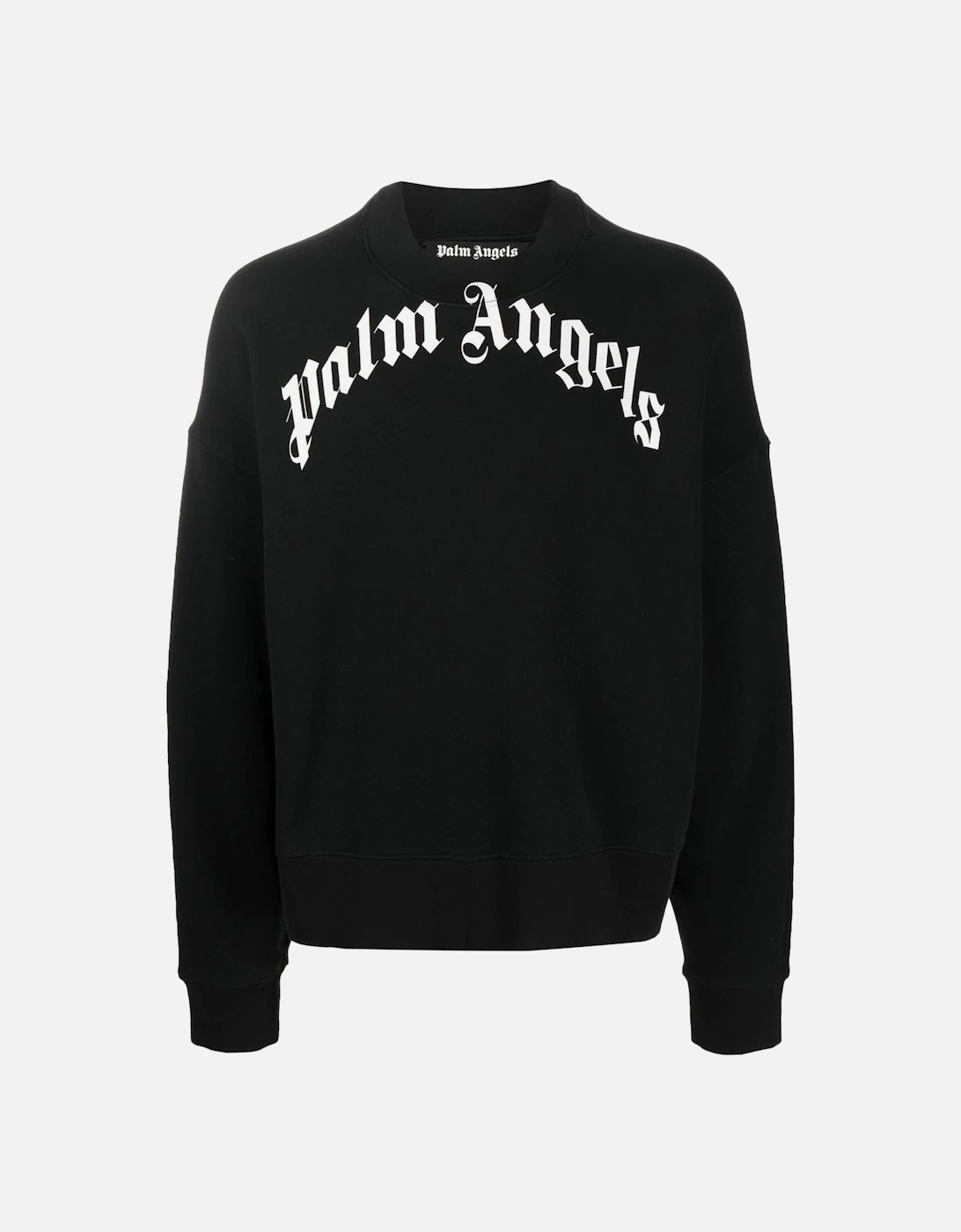Curved GD curved Logo print Sweatshirt in Black, 6 of 5
