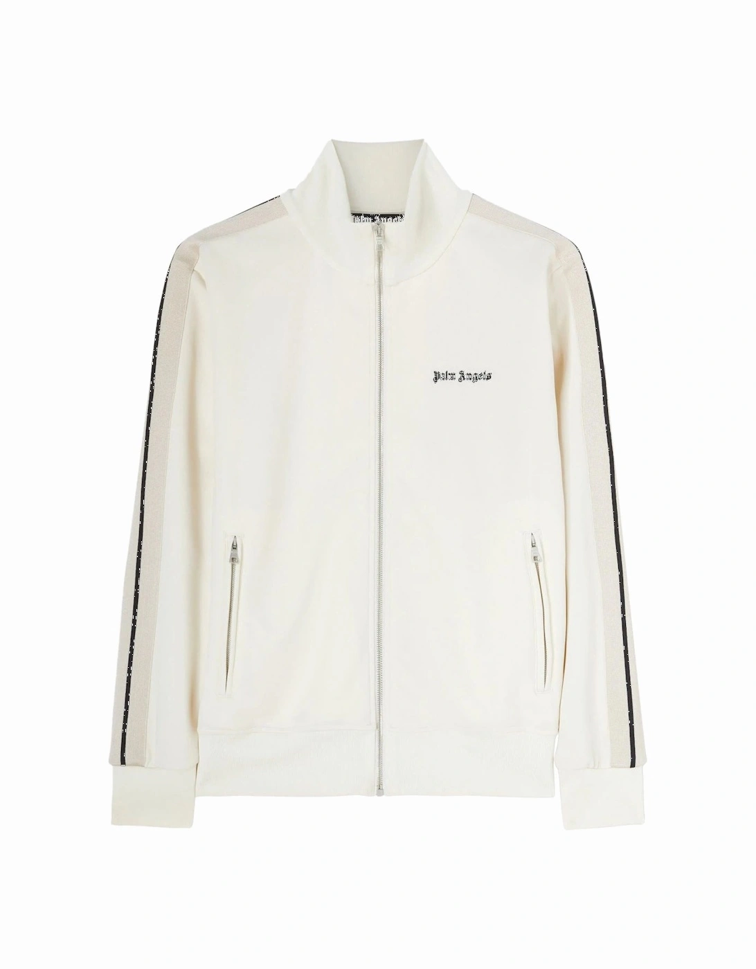 Track Logo Print Jacket in Butter/Cream, 6 of 5