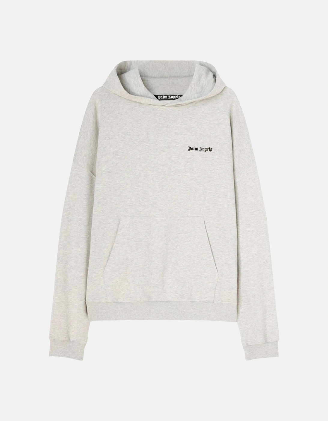 Embroidered Logo Hoodie in Grey, 6 of 5