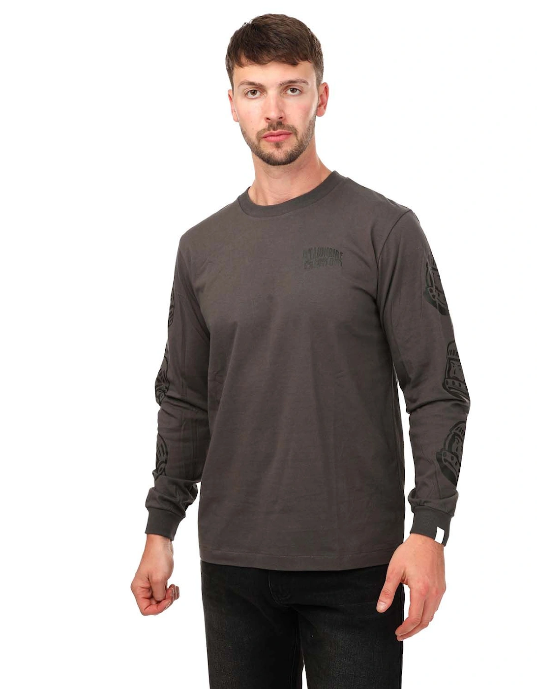 Mens Repeat Astro Long Sleeve T-Shirt, 5 of 4