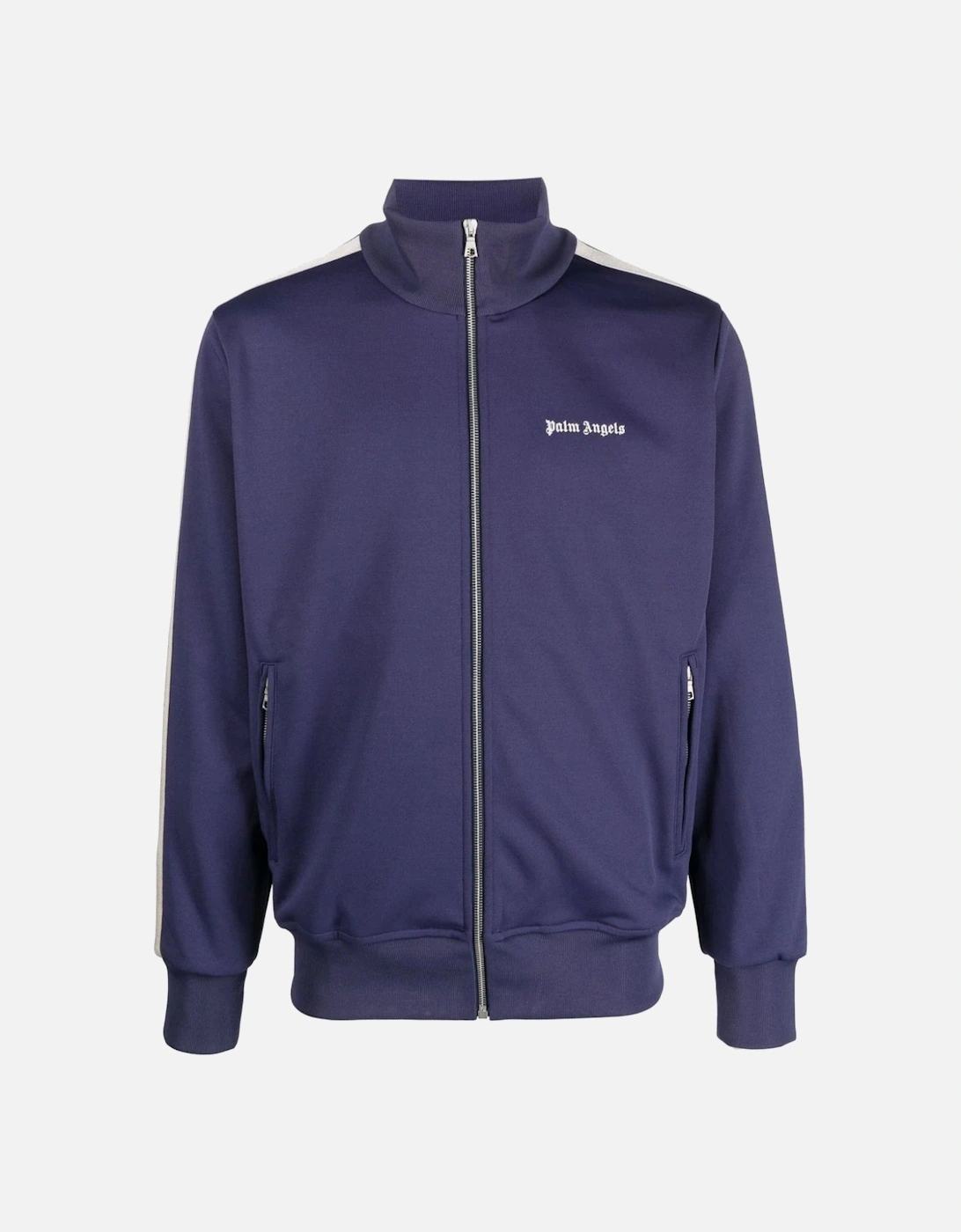 Track Logo-print Jacket in Navy Blue, 6 of 5