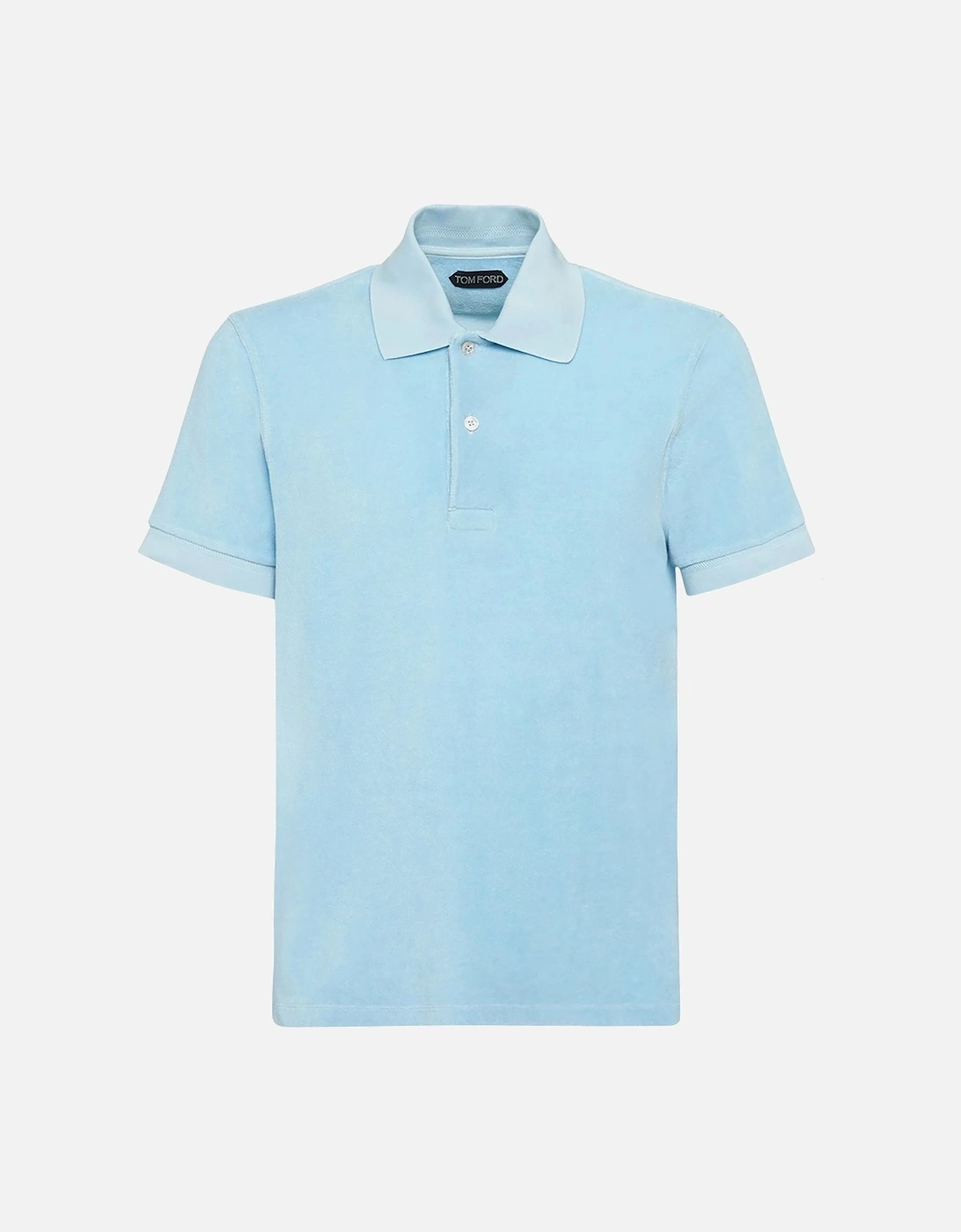 Towelling SS Polo Shirt Blue, 8 of 7