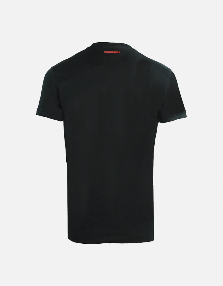 Cool Fit DSQ2 Circle Logo Black T-Shirt