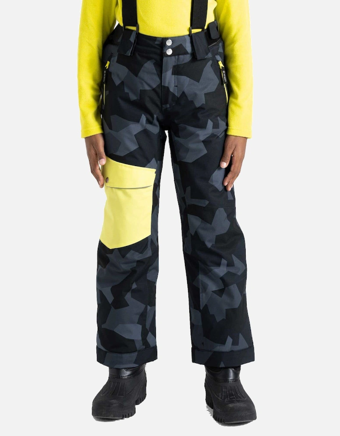 Boys Pow Waterproof Insulated Ski Trousers Pants, 4 of 3