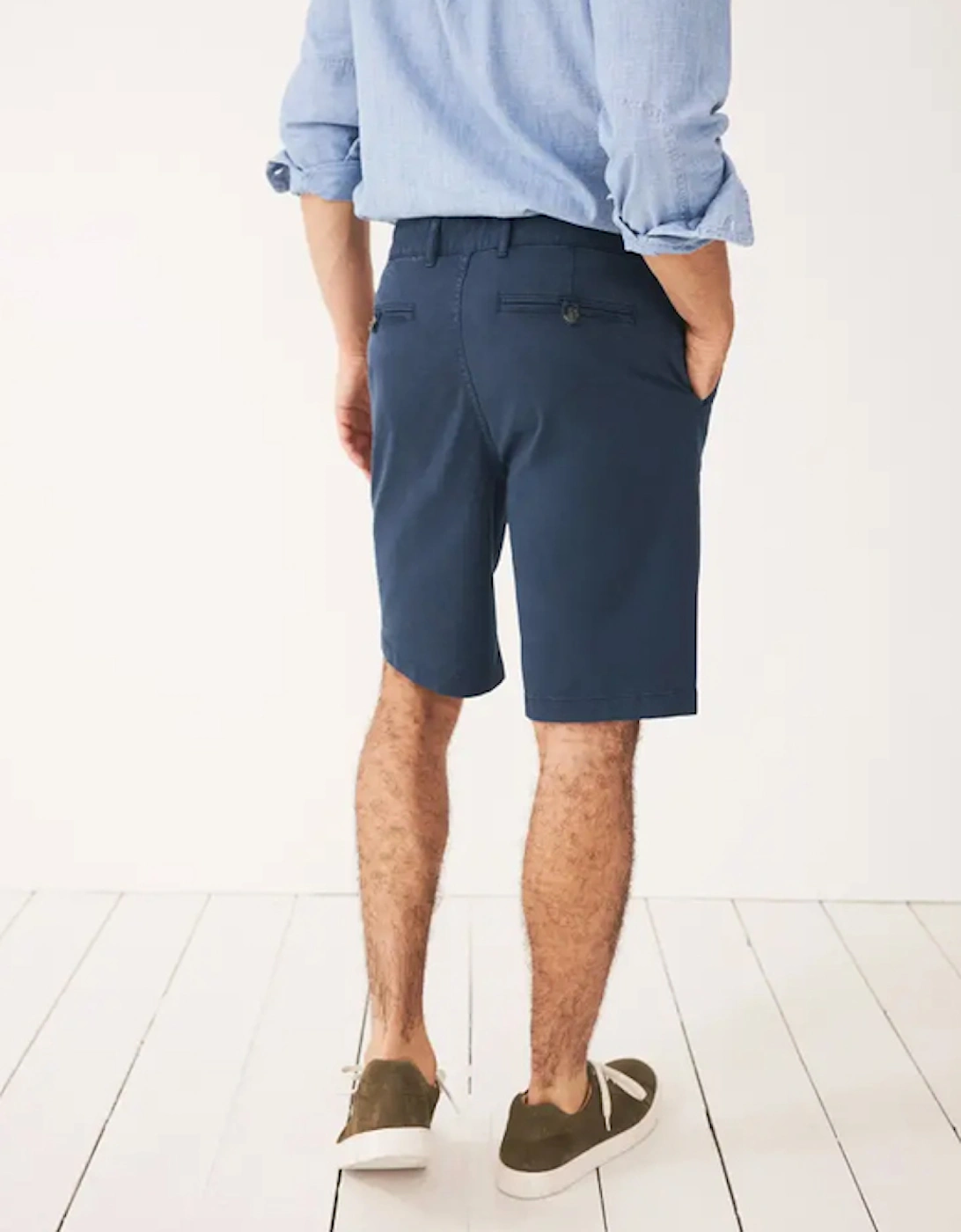 Men's Sutton Organic Chino Shorts Dark Navy