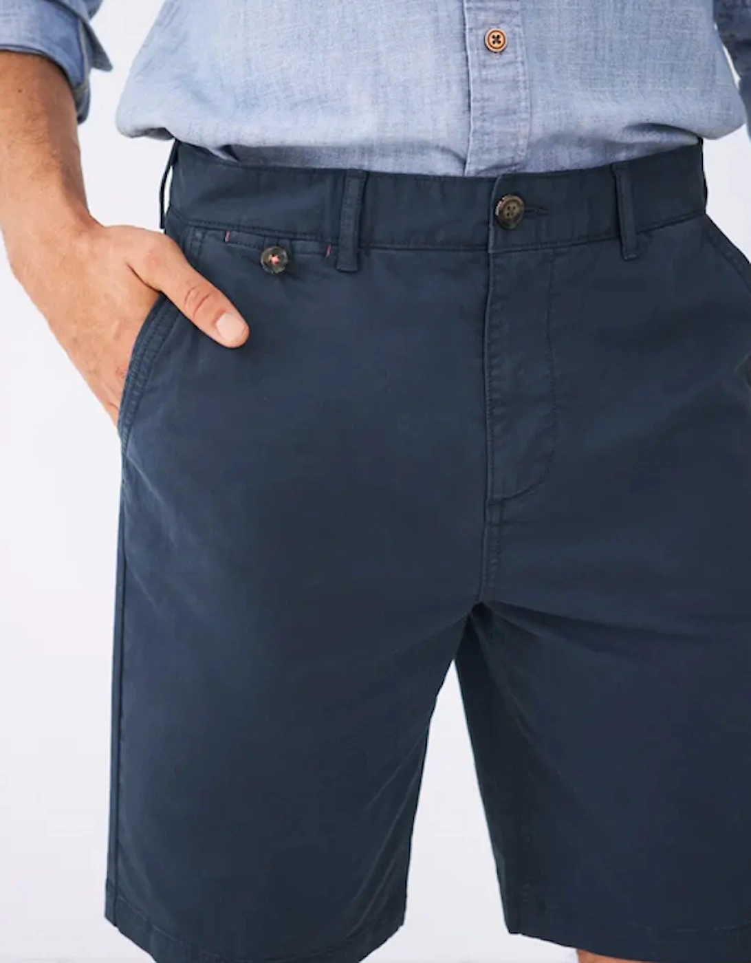 Men's Sutton Organic Chino Shorts Dark Navy