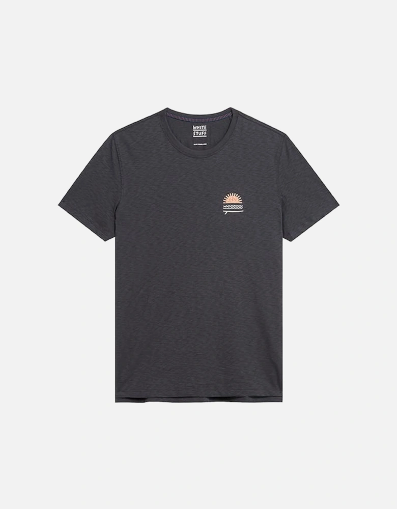 Men's Surfer's Point Graphic Tee Navy Print