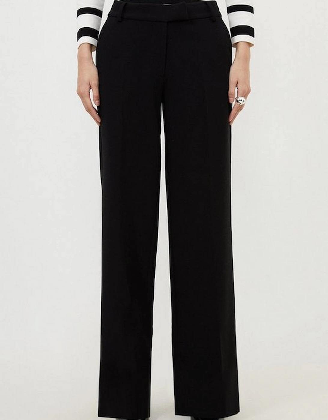 Petite Tailored Essential Straight Leg Trousers