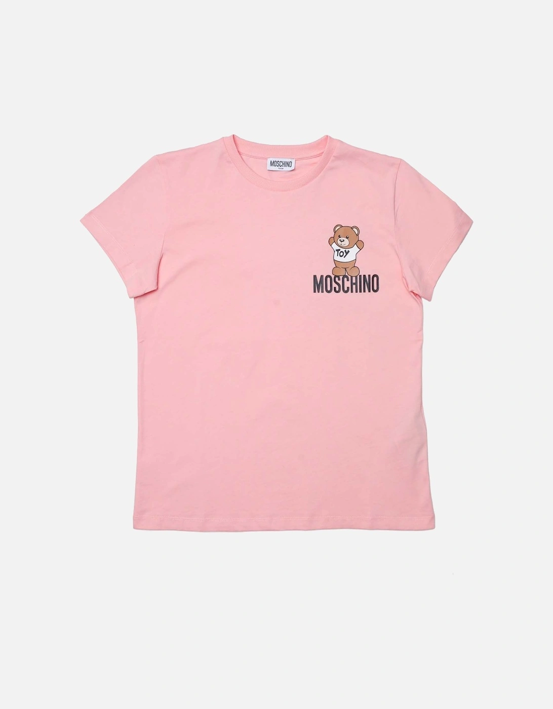 Girls Teddy Bear Logo T-Shirt, 3 of 2