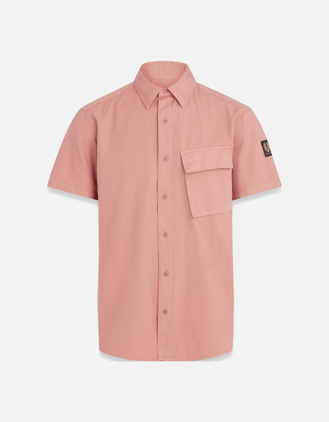 Short Sleeve Scale Shirt Rust Pink, 4 of 3