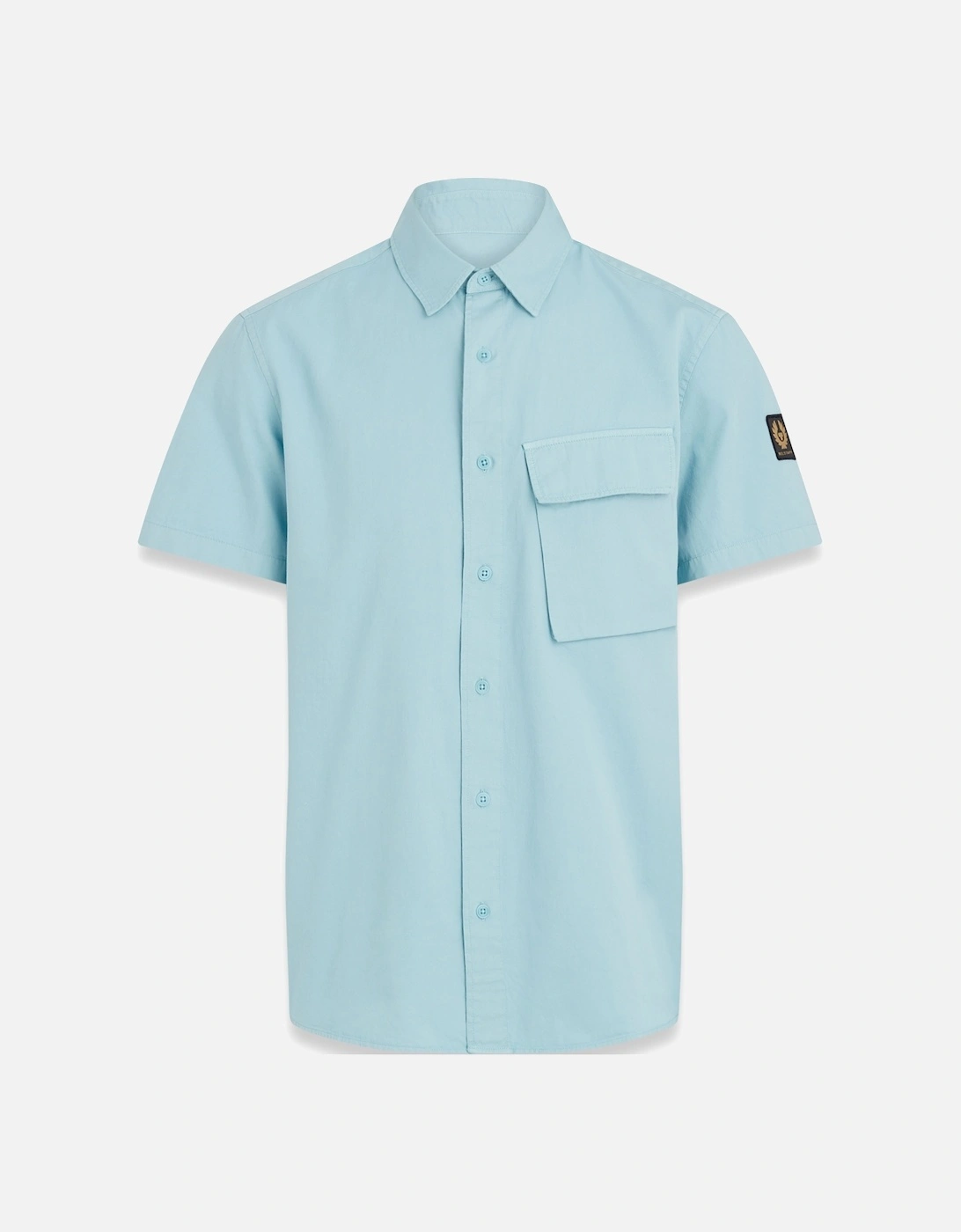 Short Sleeve Scale Shirt Skyline Blue, 4 of 3