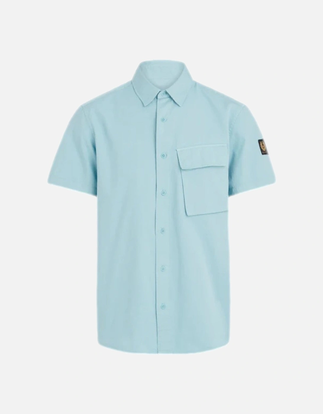 Scale Short Sleeve Shirt Skyline Blue, 2 of 1