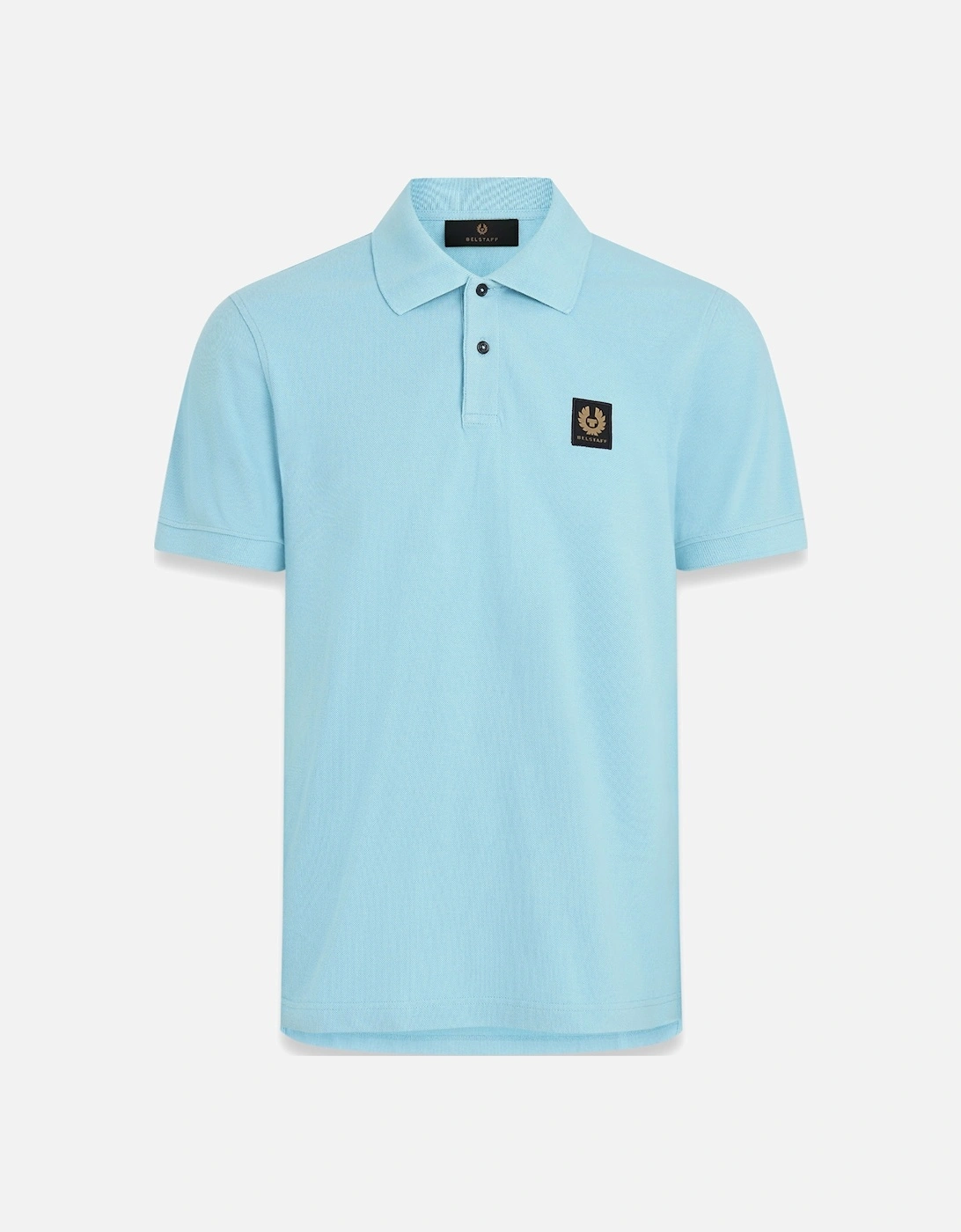 Short Sleeve Polo Shirt Skyline Blue, 4 of 3