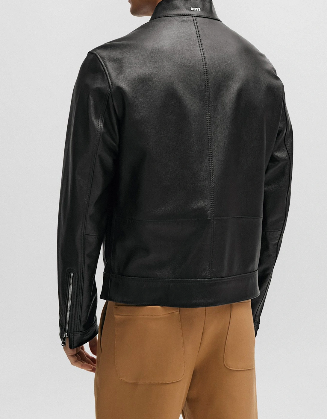 Mansell Leather Jacket Black