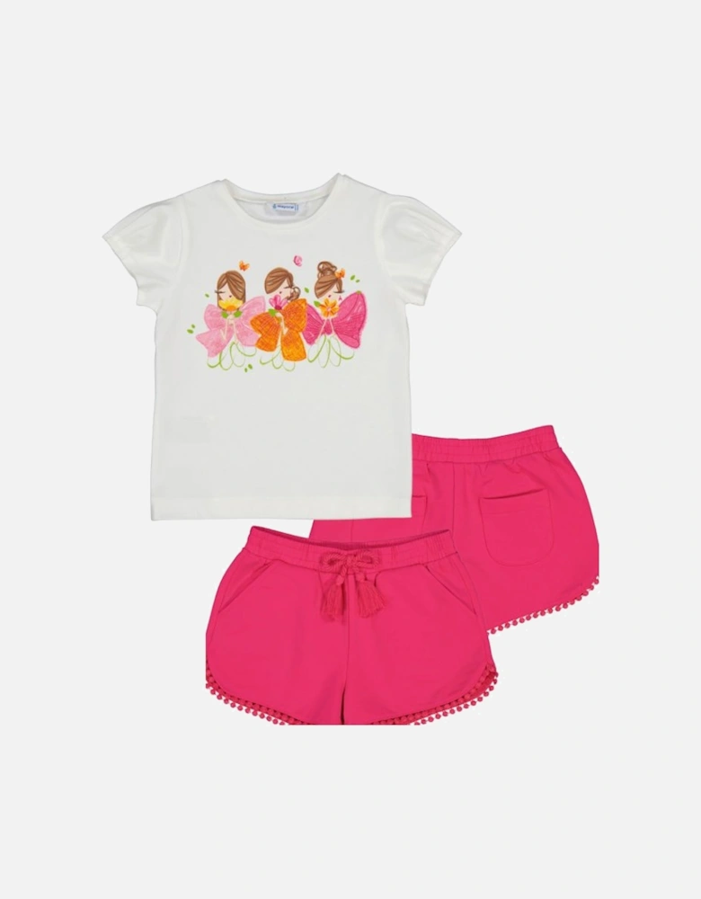 Pink Shorts Set