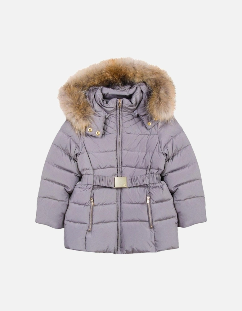 Girls Beige Coat