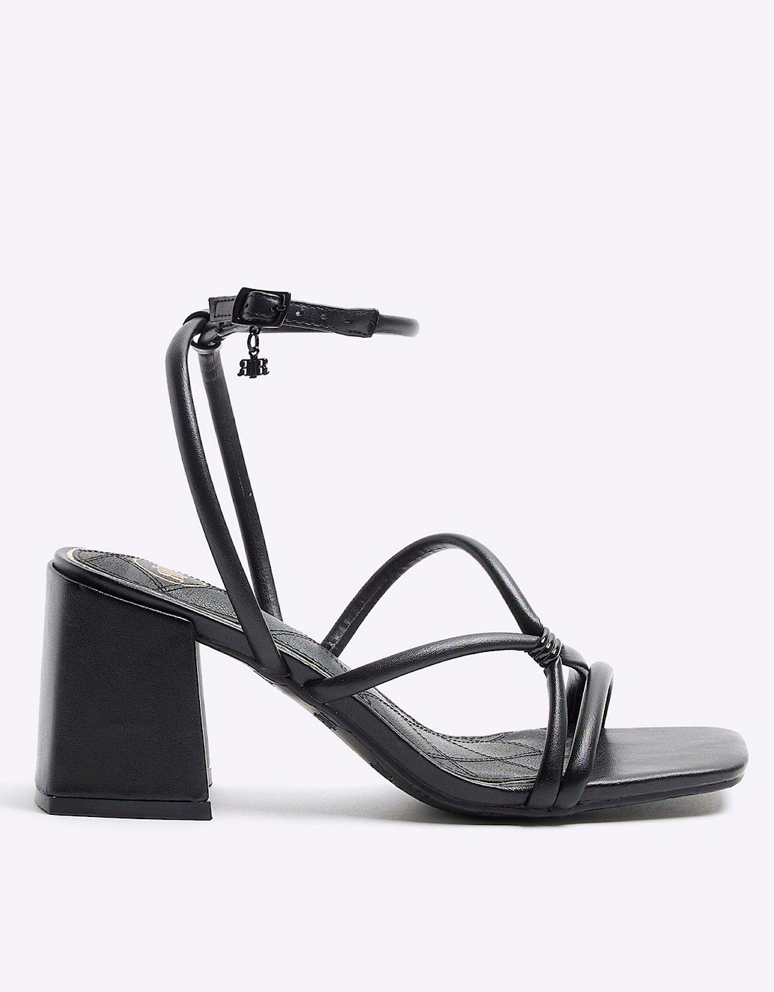 Clipped Heeled Sandal - Black, 6 of 5