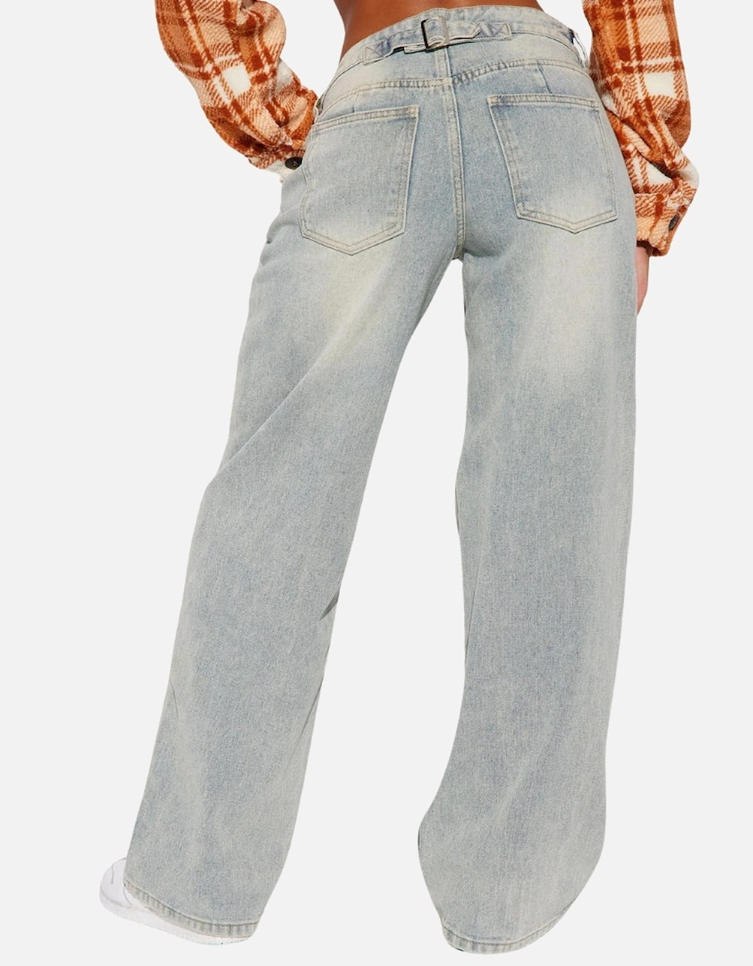 Peace Of Mind Tinted Baggy Jeans - Light Wash Jeans