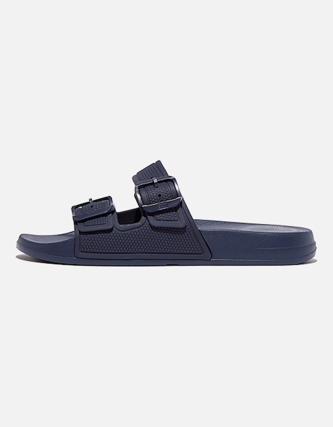 Women's Iqushion Two Bar Buckle Slides Midnight Navy, 5 of 4