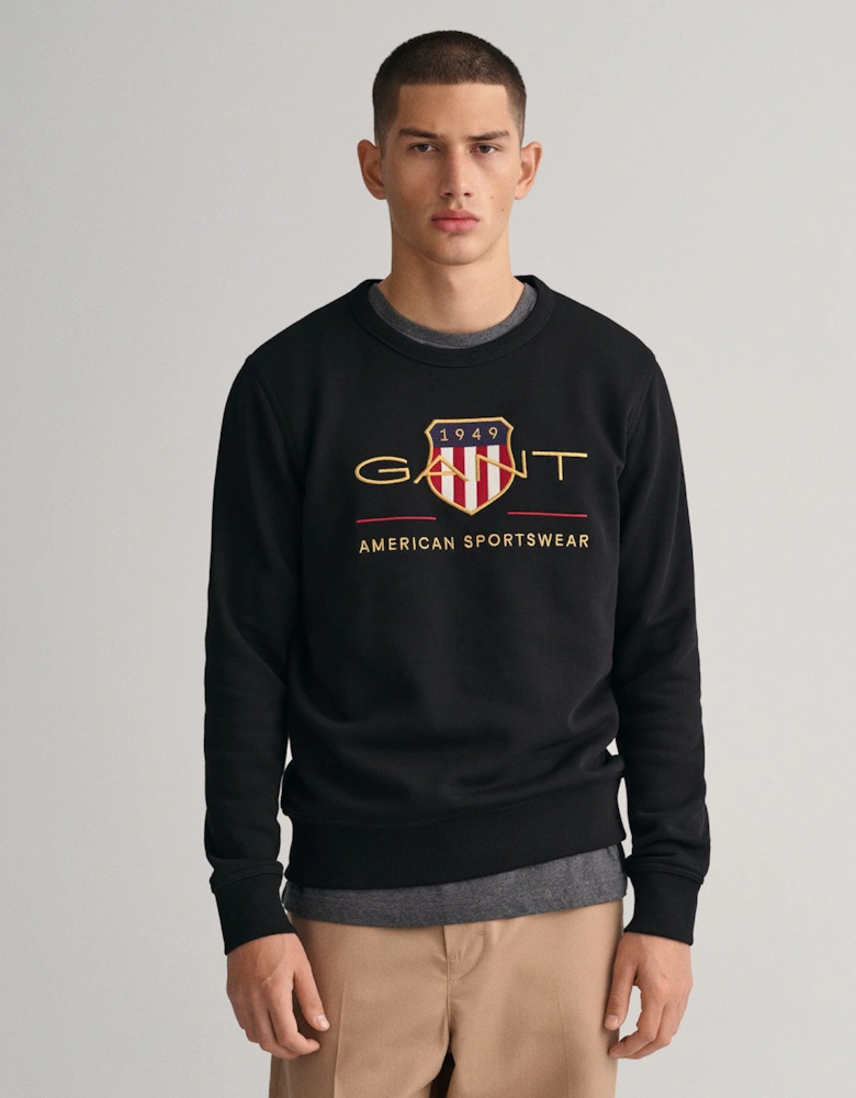 Mens Archive Shield Crewneck Sweatshirt