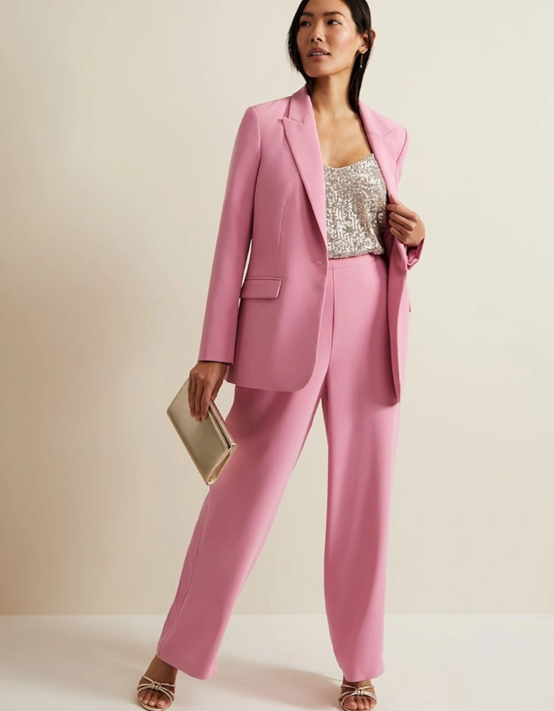 Elandra Pink Wide Leg Trouser